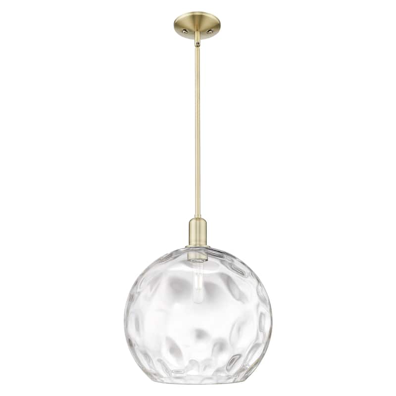 Innovations Lighting Endless Possibilities Arcadia - Athens Water Glass - 1 Light 13" Stem Hung Mini Pendant