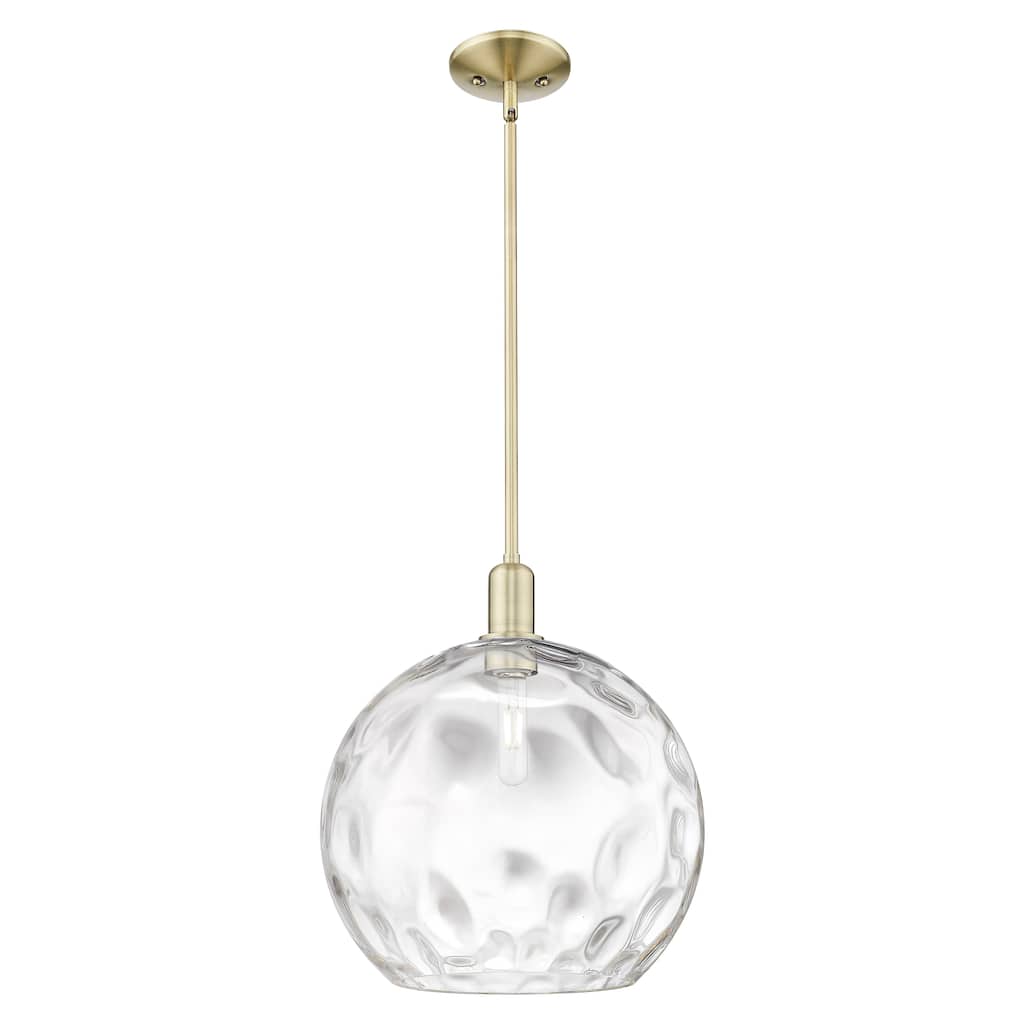 Innovations Lighting Endless Possibilities Arcadia - Athens Water Glass - 1 Light 13" Stem Hung Mini Pendant