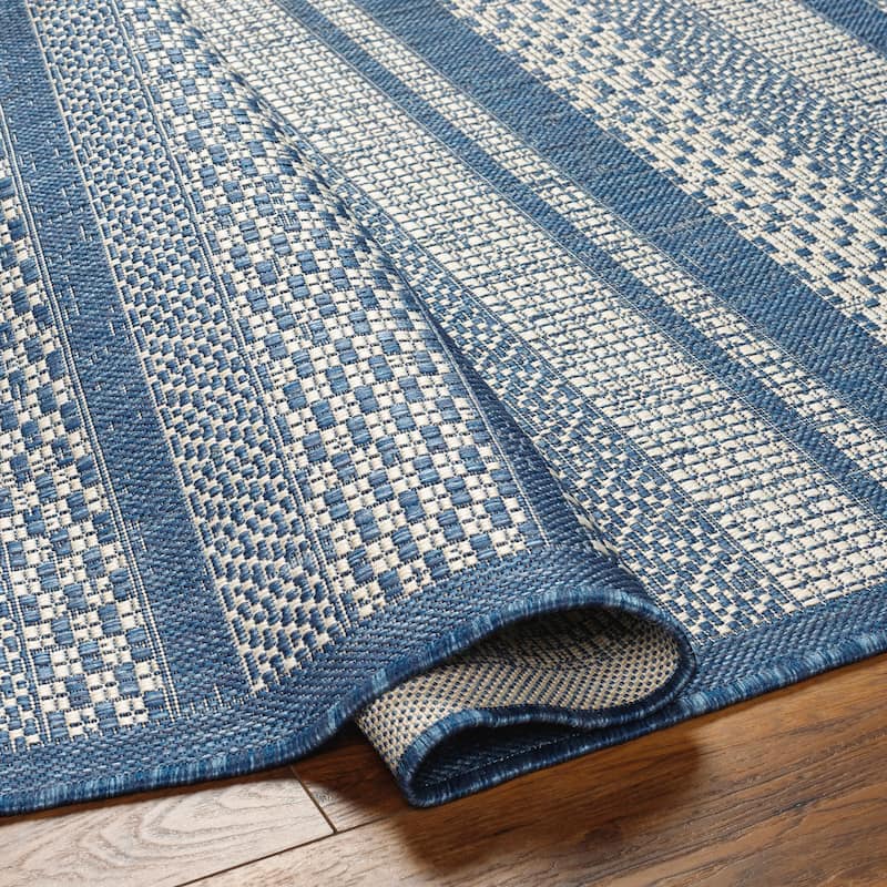 Livabliss Ravello Boho Stripe Indoor/ Outdoor Area Rug