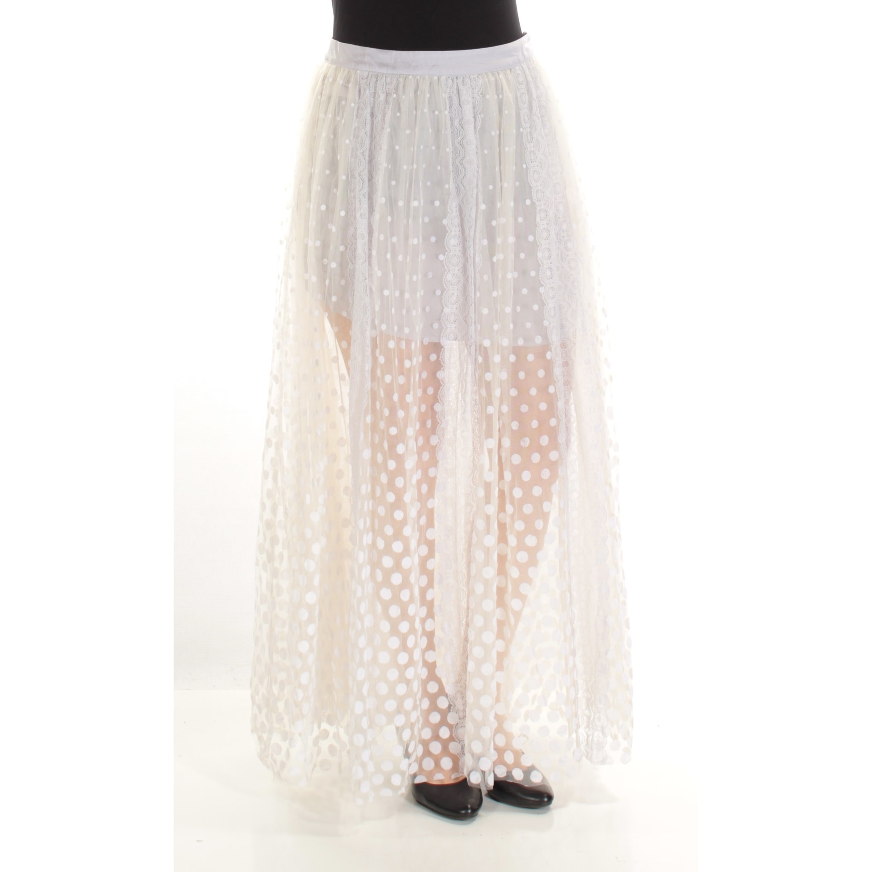 free people polka dot skirt