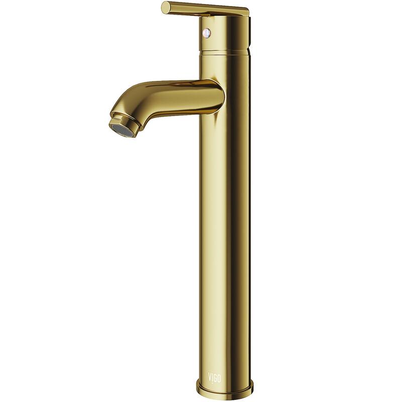VIGO Seville 13" H Single Handle Single Hole Bathroom Vessel Faucet