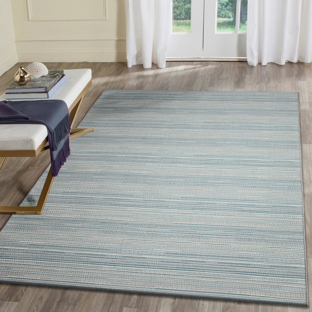 Liora Manne Miranda Tweed Stripe Indoor/Outdoor Rug