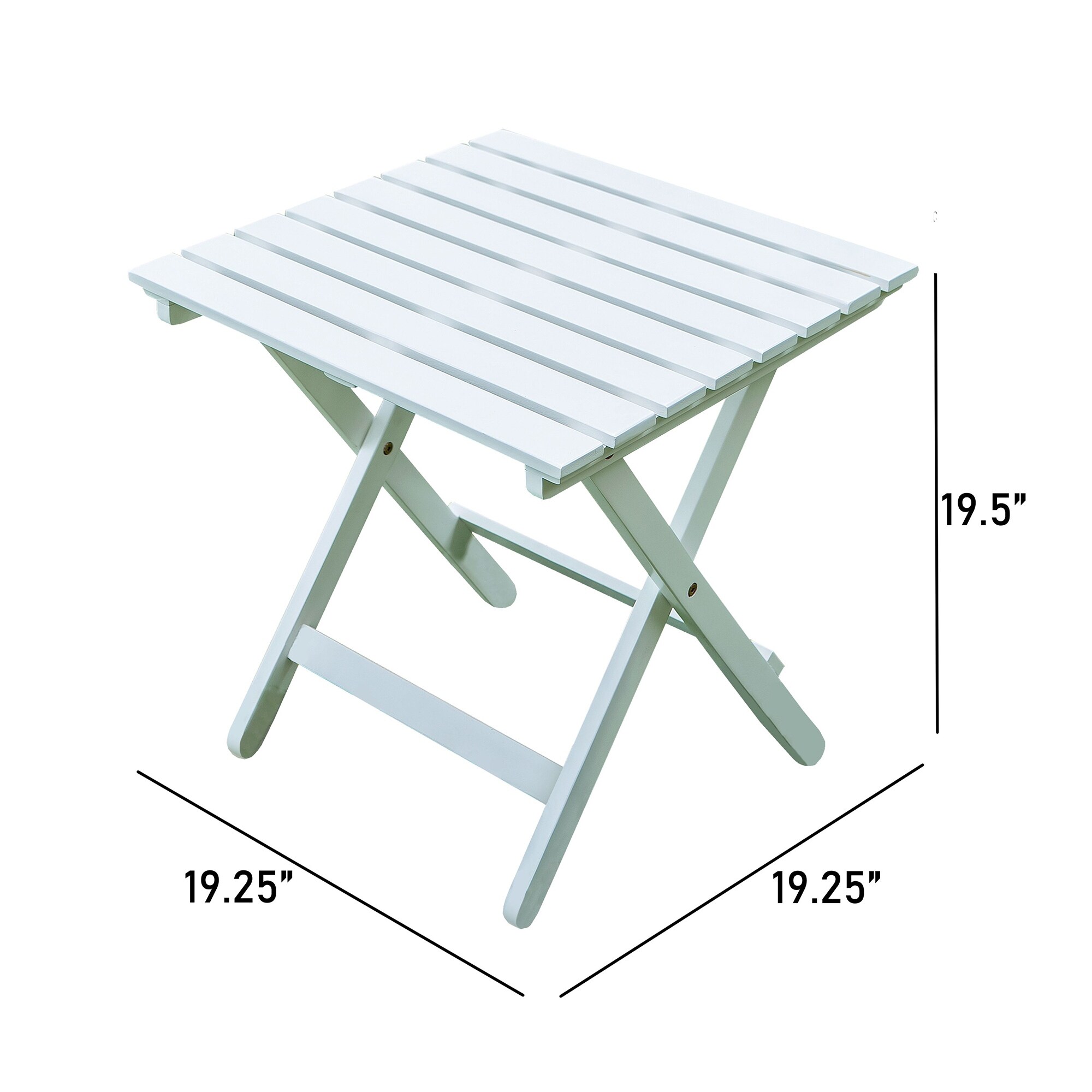 Slatted best sale camping table
