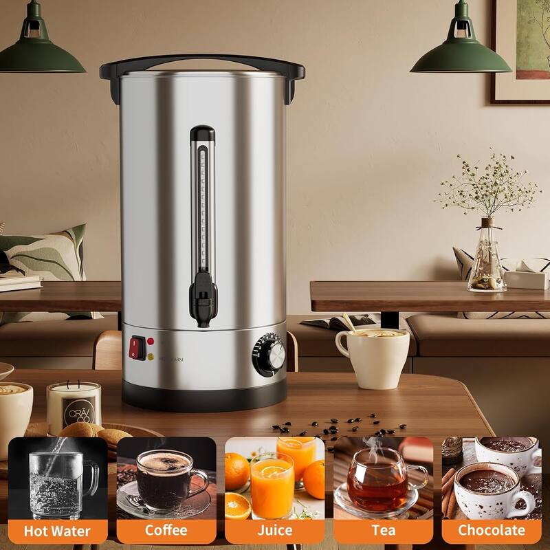 Double Wall Commercial Coffee Urn for Wedding, Buffet, Catering, Events