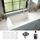 preview thumbnail 2 of 63, Karran Undermount Quartz Composite 33 in. Single Bowl Kitchen Sink with Accessories