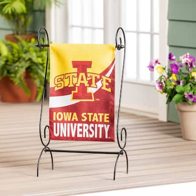 Iowa State University Burlap Flag Garden Size