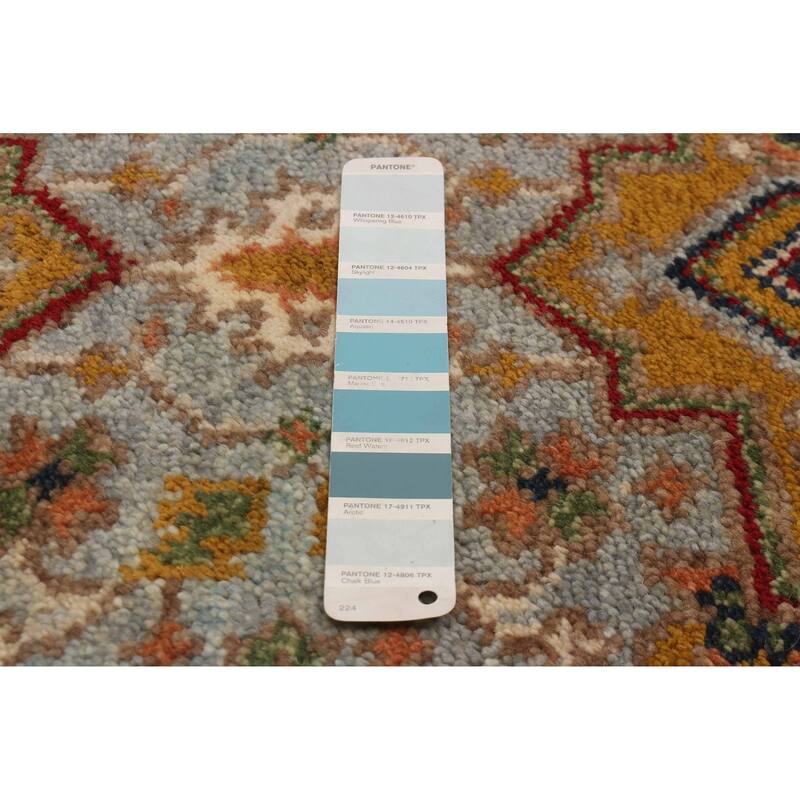 ECARPETGALLERY Hand-knotted Serapi Heritage Light Blue Wool Rug - 2'6 x 5'11