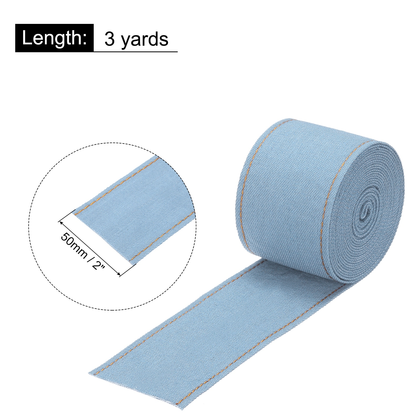 Denim Fabric Ribbons, Denim Bow Jean Ribbon