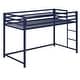 preview thumbnail 6 of 18, Avenue Greene Macie Twin Metal Junior Loft Bed Blue
