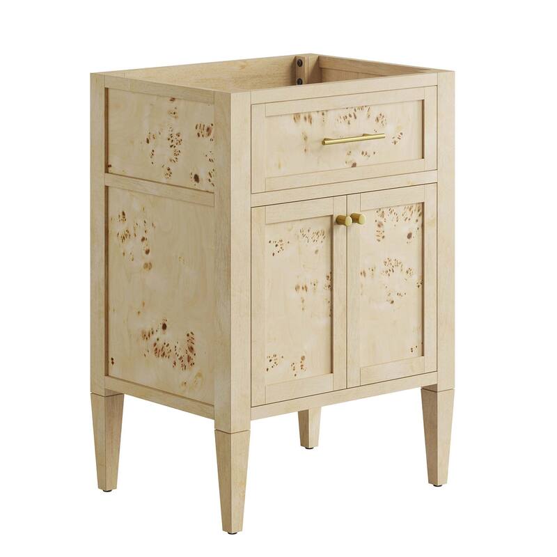 Elysian 24" Wood Bathroom Vanity Cabinet (Sink Basin Not Included) - Burgundy