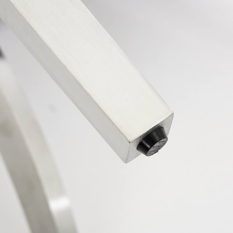 GDF Studio - Mid-Century Chenille Upholstered Dining Chairs with Curved Back & Golden Stainless Steel Legs, Set of 2