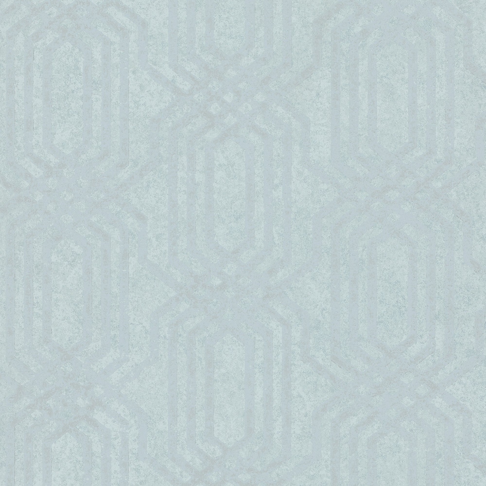 Galerie Wallcoverings Hotel Embossed Geometric Trellis Non-woven Glitter Wallpaper Roll