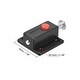 Uxcell 5-Pack Plastic Sliding Barrel Bolt Latch – 2 Inch Keyless Lock With Button, For Cabinets & Doors - View #2