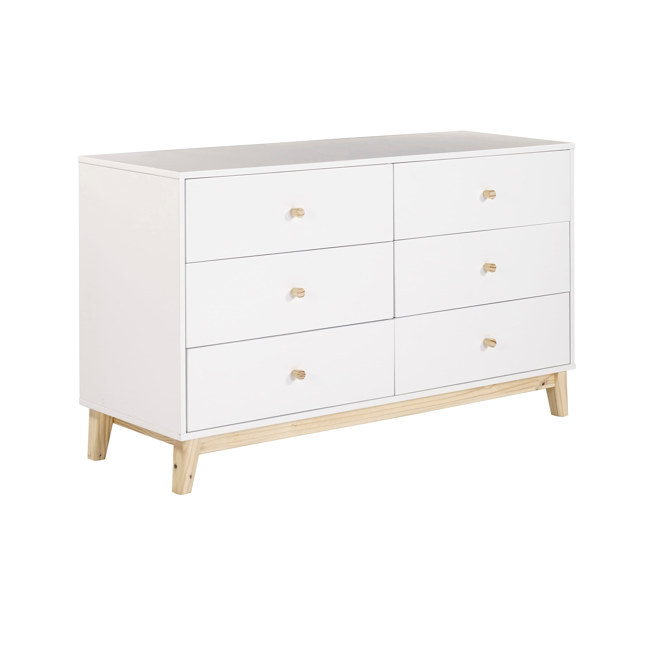 MOD 60"W 6-Drawer Wood Double Dresser - Bed Bath & Beyond - 34309001