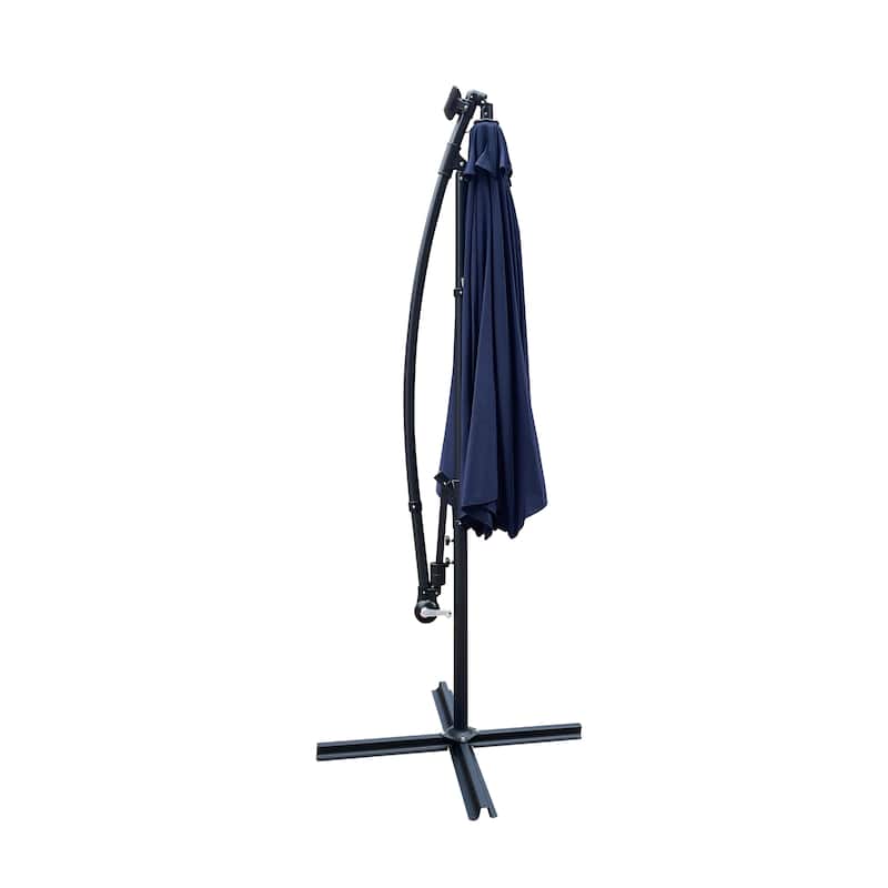 Waterproof 10 ft Market Umbrella with LED Lights