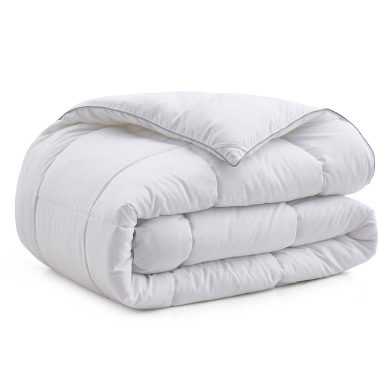 All Season Medium Weight Embossed Reversible Down Alternative Duvet Insert Comforter