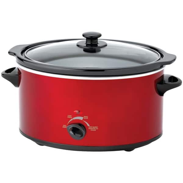 5 qt. Red Oval Slow Cooker with Travel Bag 5 qt. Red Oval Slow Cooker with Travel Bag
