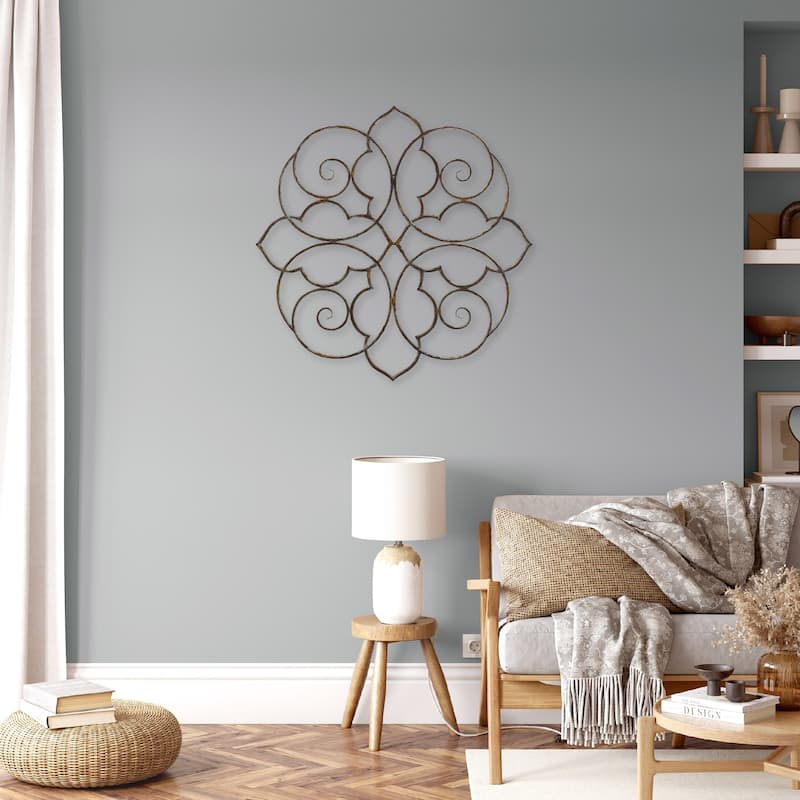 Southern Patio 27 in. H Taza Outdoor Metal Wall Decor