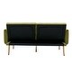preview thumbnail 18 of 70, Velvet Upholstered Tufted Loveseats Sleeper Sofa With Rose Golden Legs
