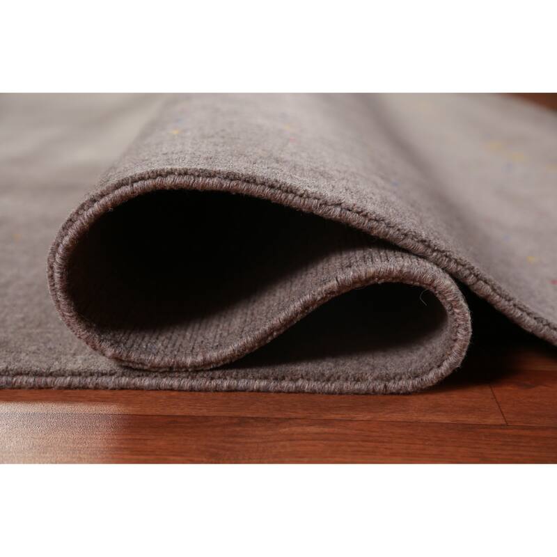 Tribal Gabbeh Indian Area Rug Handmade Bedroom Wool Carpet - 8'0" x 9'10"