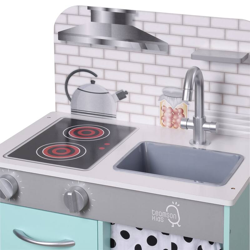 Teamson Kids - Little Chef Philly Modern Play Kitchen - Petrol