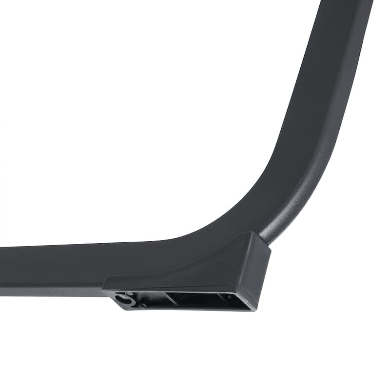 Suede-like Tech Fabric Dining Chairs:Ergonomic Arc Backrest+Reinforced Metal Frame.Set Of 2