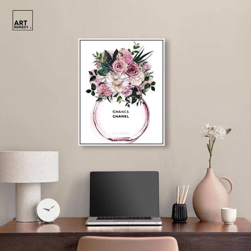 Floral Chance Fragrance Canvas by Art Remedy
