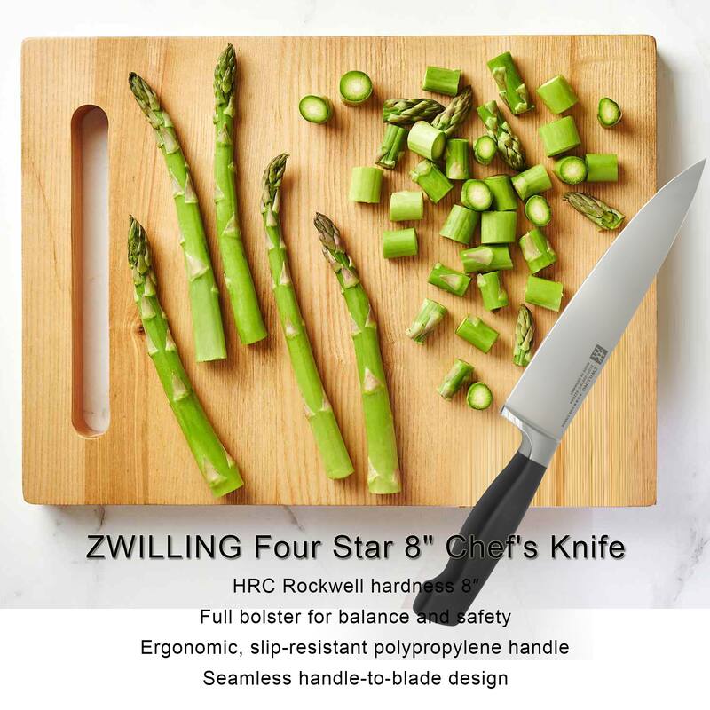 3x ZWILLING Four Star 8" Chef's Knife