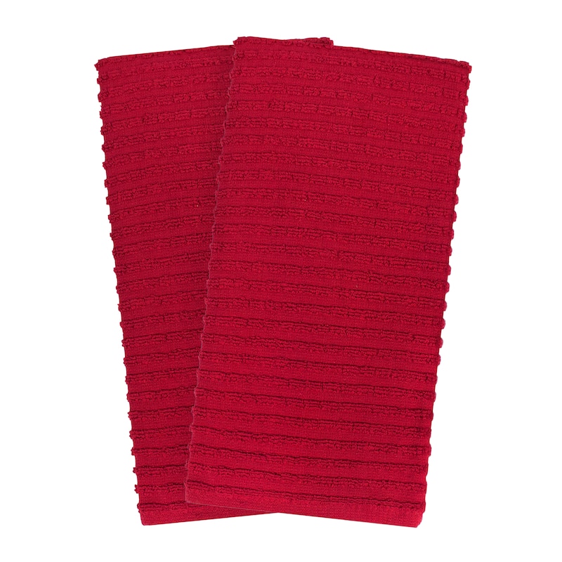 RITZ Royale Solid Cotton Kitchen Towels (Set of 2)