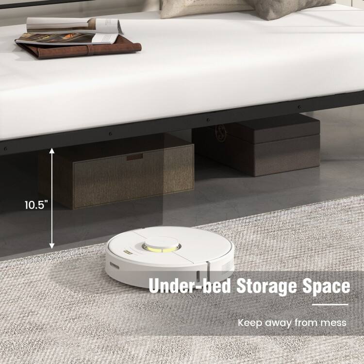 Twin Metal Daybed Frame with Armrests Modern Sofa Design