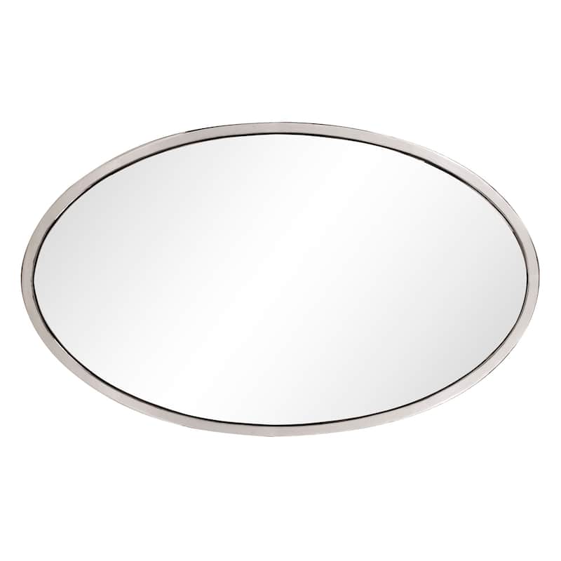Allan Andrews Oval Metal Framed Simone Wall Mirror - N/A
