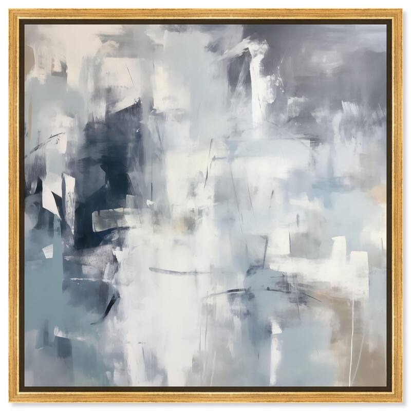 Enigma of Blue Canvas by Art Remedy - Gold - 20" x 20"