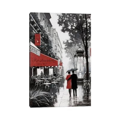 iCanvas "Rainy Paris II" by E.A. Orme Canvas Print