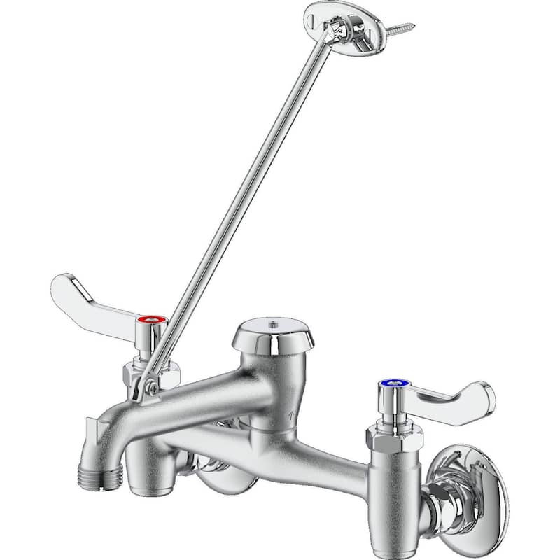 PROFLO PF1119LF 3.8 GPM Wall Mounted Widespread Commercial Kitchen - Chrome