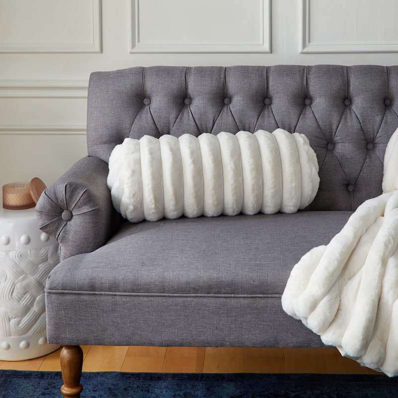 Sorra Home Indoor Knife Edge Bolster Pillow Single