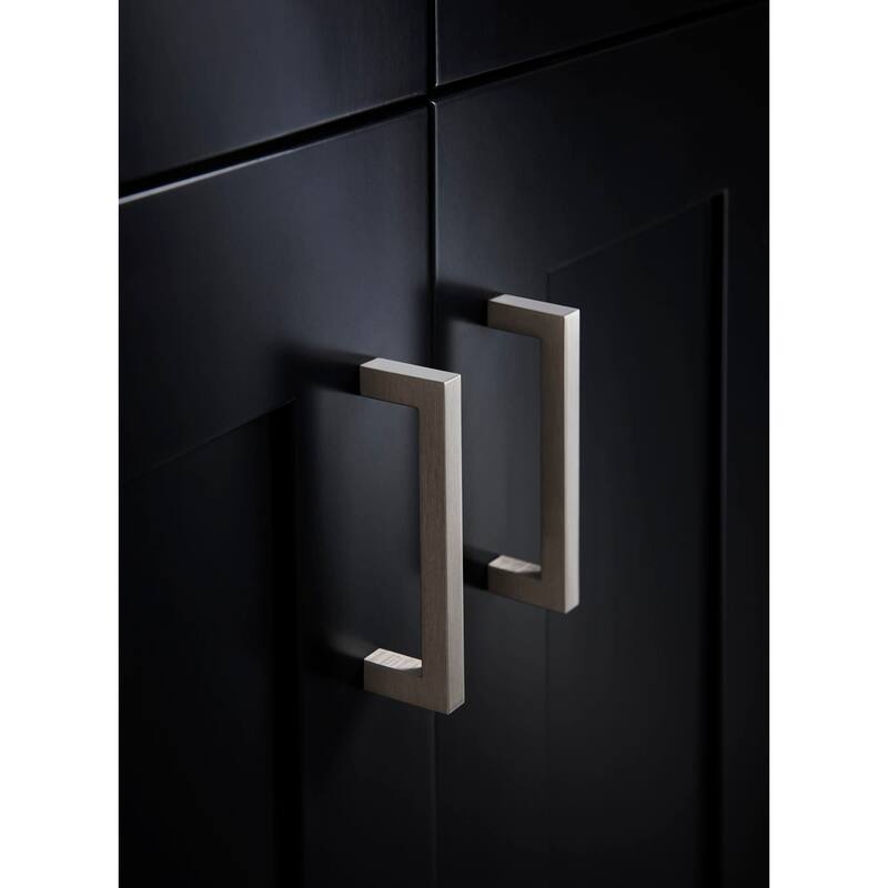 Top Knobs Square 7-9/16 Inch Center to Center Handle Cabinet Pull from
