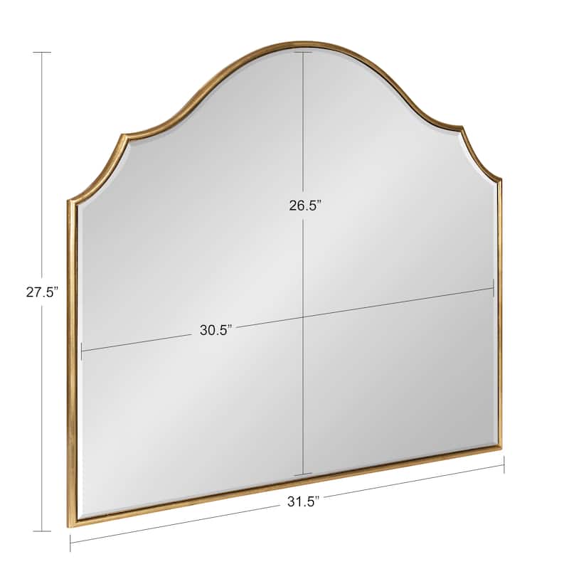 Kate and Laurel Leanna Framed Arch Wall Mirror