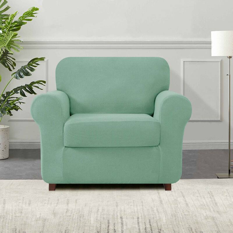 Subrtex 9-Piece Stretch Sofa Slipcover Sets with 4 Backrest Cushion Covers and 4 Seat Cushion Covers
