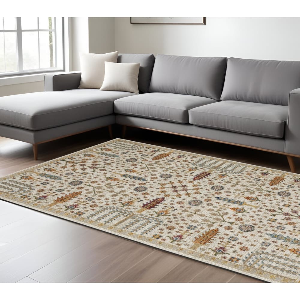 HomeRootsOriental Bohemian Rectangle Area Rug