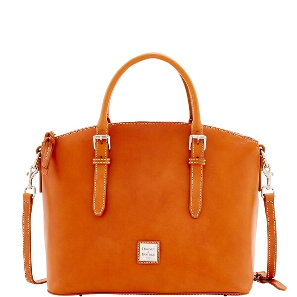 Dooney & Bourke Florentine Nuovo Domed Satchel (Introduced by Dooney & Bourke at $428 in Dec 2016) - Natural