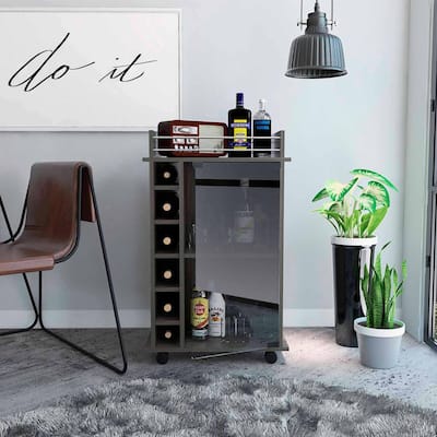 2-Drawer Nightstand White and Light Oak，Suitable for bedrooms,living rooms,apartments
