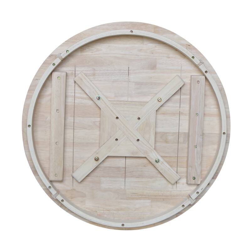 30" Round Top Pedestal Dining Table - Unfinished