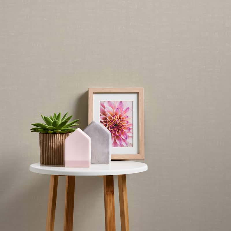 Galerie Wallcoverings Fusion Collection Linen Effect Textured Non-woven Matte Wallpaper Roll