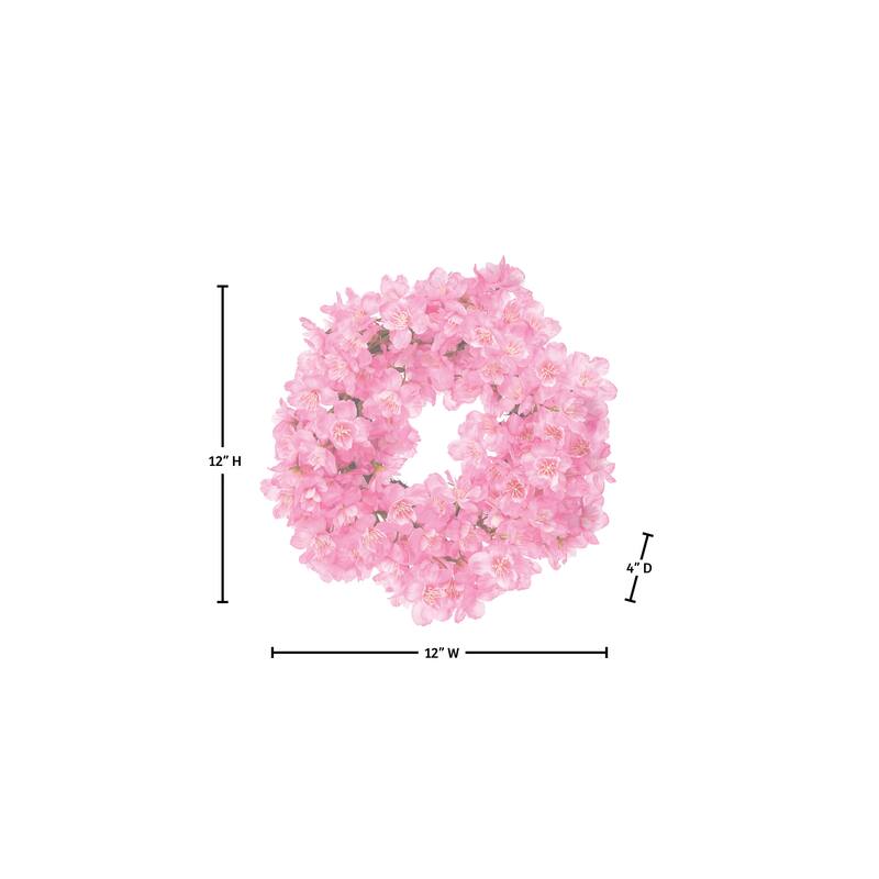 12" Cherry Blossom Candle Ring