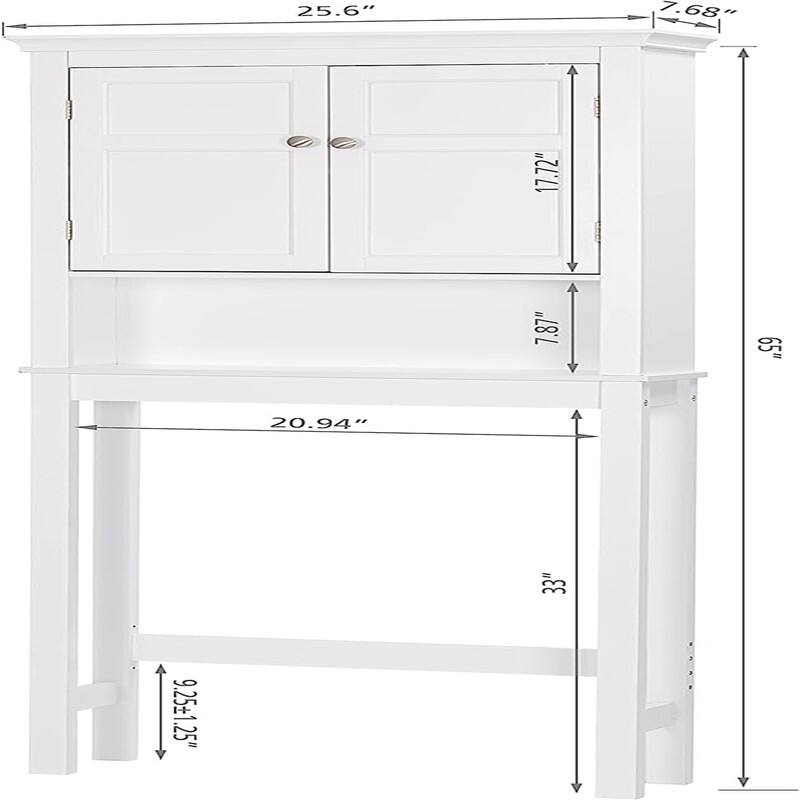Over The Toilet Storage - 8"D x 26"W x 65"H