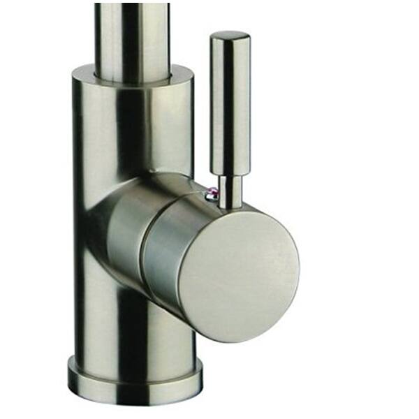 Foreman Single Handle Pull Out Brushed Nickel Finish Kitchen Faucet With Single Mount Pull Out Sprayer On Sale Overstock 11679362