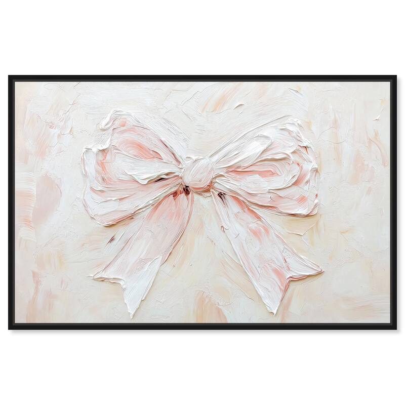 Relief Ribbons Canvas by Art Remedy - Black - 36" x 24"