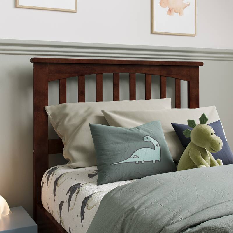 Becket Solid Wood Low Profile Platform Bed with Matching Footboard