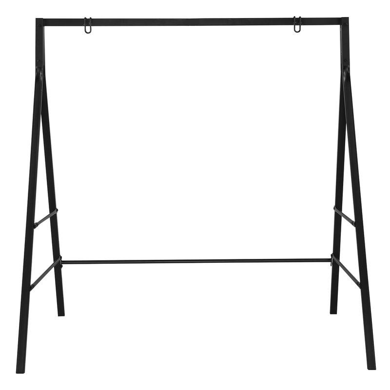 66 in 2-person Iron Porch Swing Stand