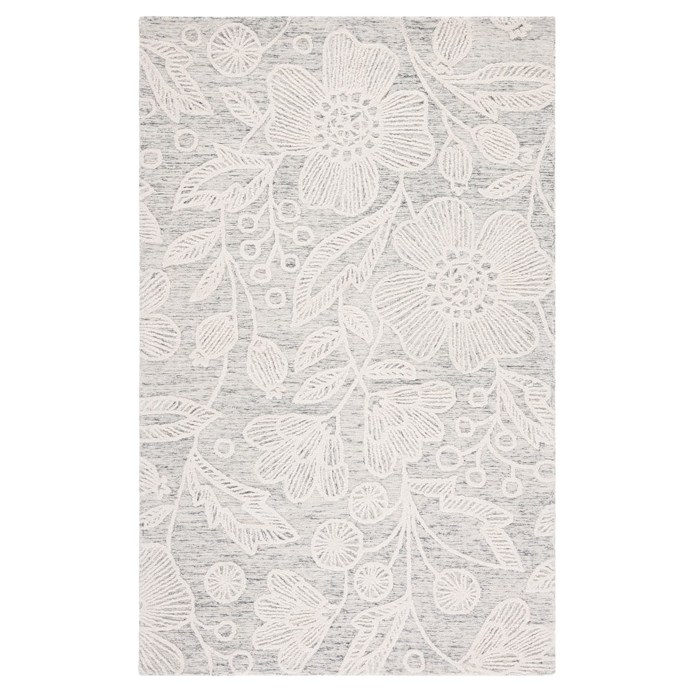 SAFAVIEH Handmade Jardin Kathe Floral Wool Rug